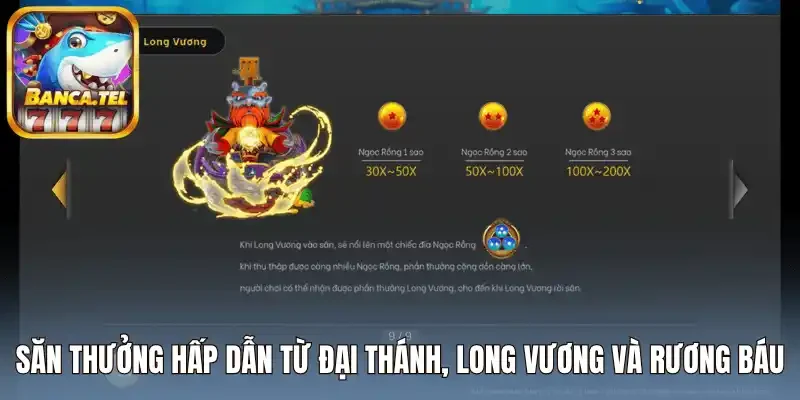 Săn thưởng hấp dẫn từ Đại Thánh, Long Vương và Rương Báu